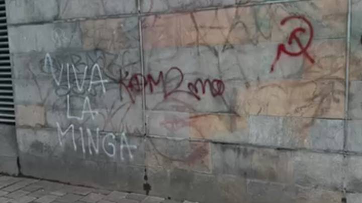 ¡Minga o gamín! Así quedó Plaza Mayor al paso de la marcha «pacifica»