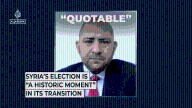 Syria’s election is “a historic moment” in its transition