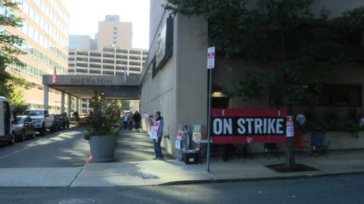 Center City hotel workers launch strikes at two Philadelphia hotels