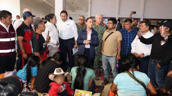“No vamos a dejar a nadie desamparado”: Sheinbaum anuncia viaje a estados afectados por las lluvias