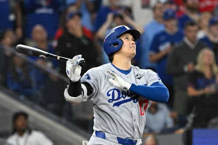 Shohei Ohtani launches homer into Toronto's Rogers Centre upper deck ahead of game vs. Blue Jays