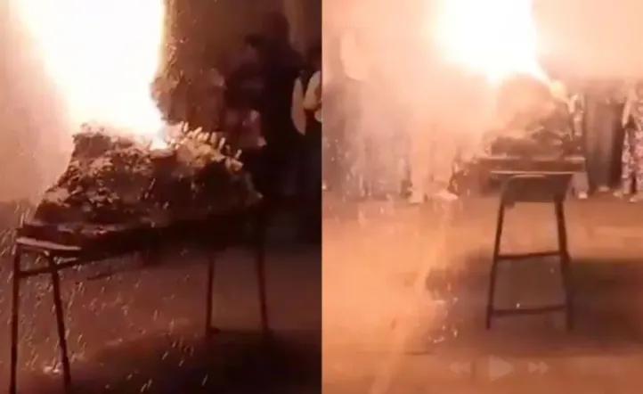 Explosión de un “volcán” en una feria de ciencias escolar en Pergamino: una nena fue operada en el Garrahan y está muy grave