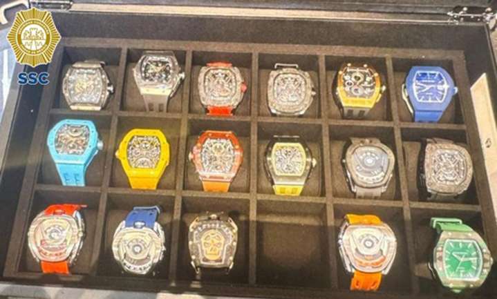 Caen colombianos implicados en robo de maletas con relojes de alta gama