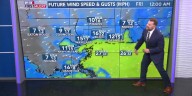 Becoming breezy, scattered showers possible this weekend