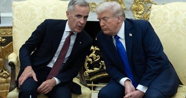 Trump says he won't be meeting with Carney 'for a long time'