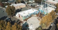 Yuba City's water tower plaza nears completion with new arches
