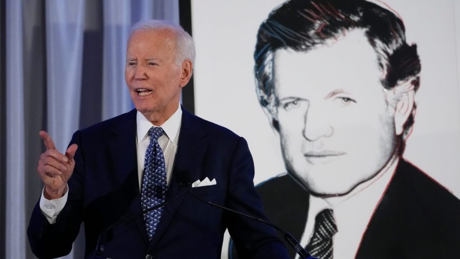 Biden says ‘these are dark days’ under Trump, in first speech since cancer therapy