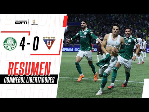Palmeiras vs. Liga de Quito (4-0): resumen y goles del partido por Copa Libertadores