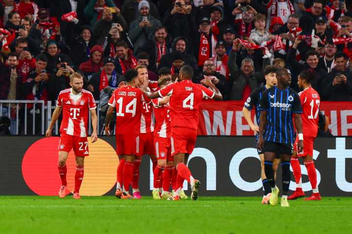 El Bayern acaba con el Brujas en media hora