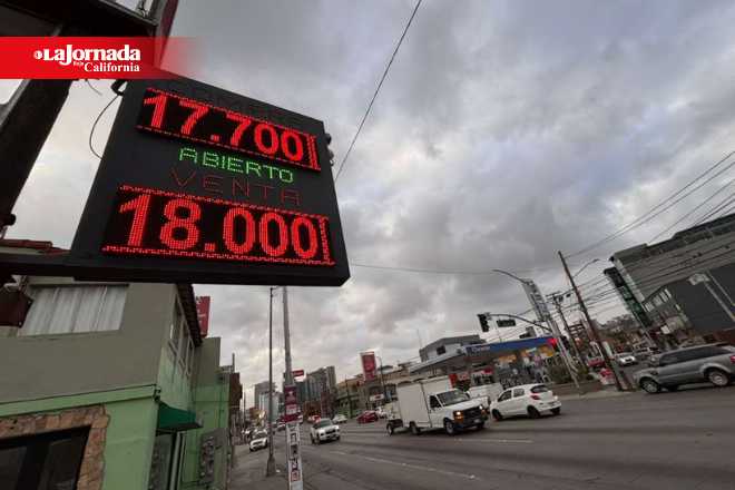 Dólar se vende a 18 pesos en casas de cambio de Tijuana
