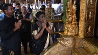President's picture praying at Malikapuram Temple sparks criticism, removed from X
