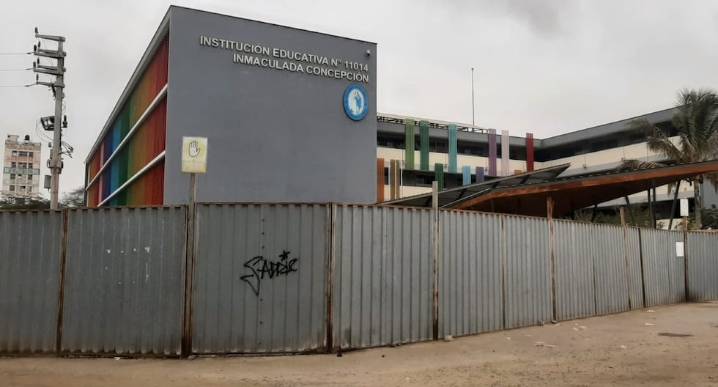Chiclayo: obra del colegio Inmaculada sigue paralizada pese a compromisos del GRL