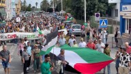 Cientos de personas piden en Morvedre el fin a la barbarie en Palestina