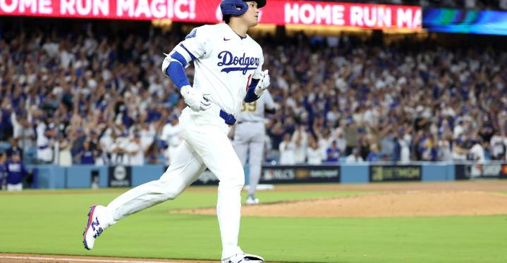The ideal NL-clinching win, spearheaded by Shohei Ohtani