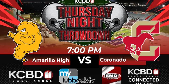THURSDAY NIGHT THROWDOWN: Coronado hosts Amarillo High, 7 p.m. tonight