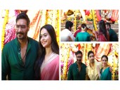 Ajay Devgn joins Kajol for Durga Puja celebrations