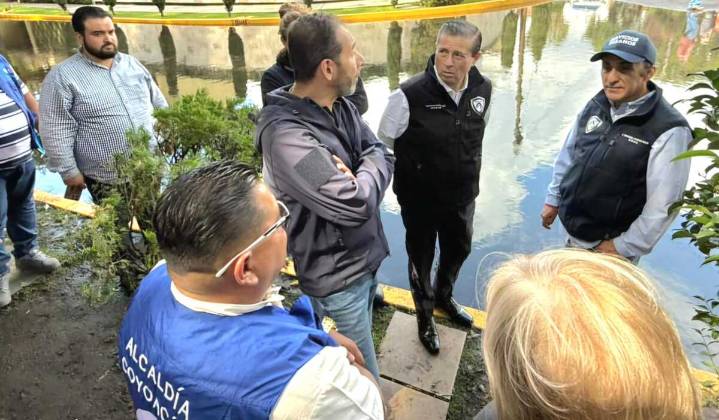 Atiende gobierno de Coyoacán afectaciones por lluvias