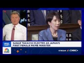 Sanae Takaichi elected as Japan's first female prime minister