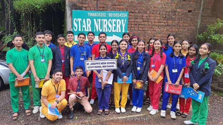 Navi Mumbai News: St Joseph’s High School Students Gain Hands-On Experience At Star Nursery In Panvel