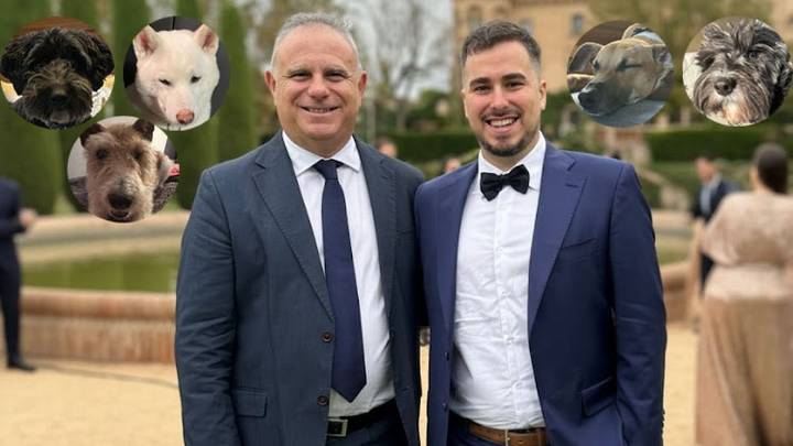 Por primera vez autorizaron a que 5 perros sean testigos en un casamiento en Mendoza