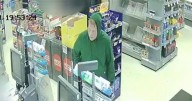 Moment sex attacker casually visits shop after assaulting two children in Lanarkshire street