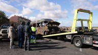 Una afectada por el incendio de varios coches en La Muela: "Esto es un desastre"