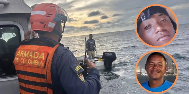 Rescatan sanos y salvos a dos pescadores desaparecidos en Cartagena tras 48 horas de naufragio