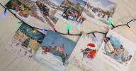 Snowy harbours and heartfelt care in these special charity cards