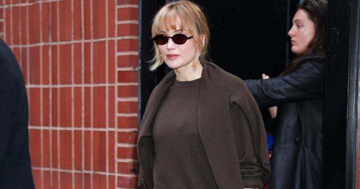 Jennifer Lawrence Elevates Simple Fit With Statement Accessories