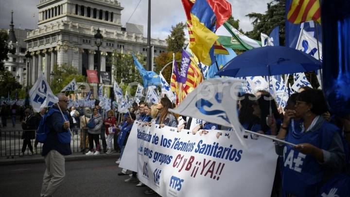 Los técnicos sanitarios inician una huelga de cuatro días en la Región