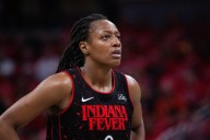 Deadspin | Fever star Kelsey Mitchell leaves Game 5 due to cramping