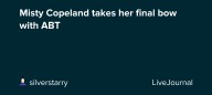 Misty Copeland takes her final bow with ABT: ohnotheydidnt