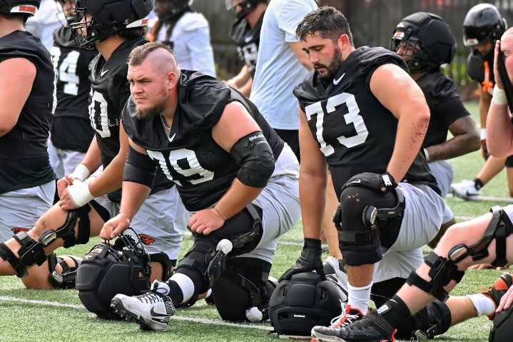 Oregon State’s offensive line gets boost with Tyler Voltin’s return from injury