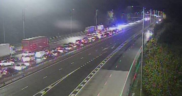 Live M62 traffic updates as crash tonight sees emergency services called to scene