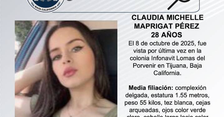Se busca a Claudia Michelle Maprigat Pérez de 28 años