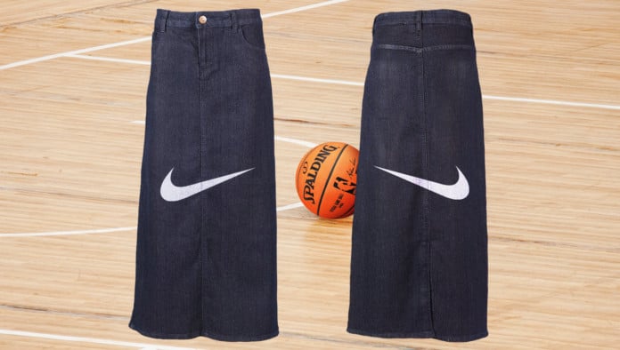 Nike Releases Floor-Length Denim Basketball Skirt For Female Baptist Athletes