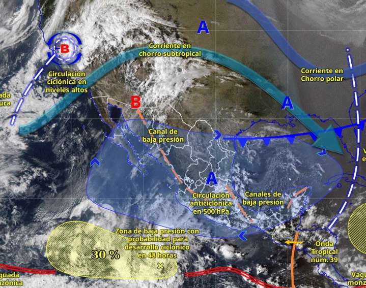 Clima en México hoy 23 de octubre de 2025: Se esperan lluvias y frío en estos estados