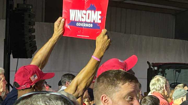 Trump chimes in on VA governor race. Here's what he said