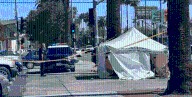 Body found on bench next to busy San Fernando Valley street