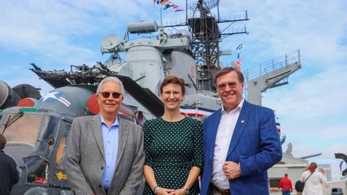 Historians hop aboard Battleship New Jersey to share knowledge on the United States Navy