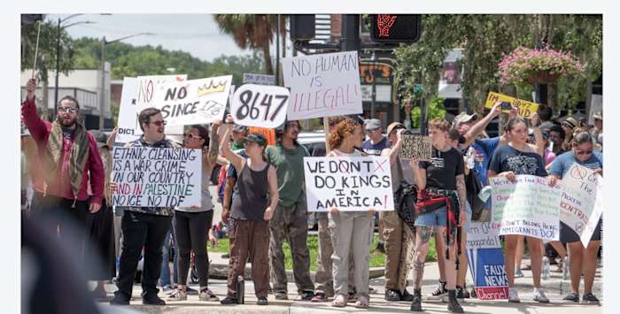 More than a dozen No Kings rallies taking place in Central Florida Saturday, according to website
