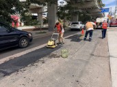 Jura Obras Públicas que aparecen menos baches en Aguascalientes