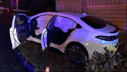 Teens Arrested After Eluding Police, Crashing Stolen Car Taken in Armed Robbery