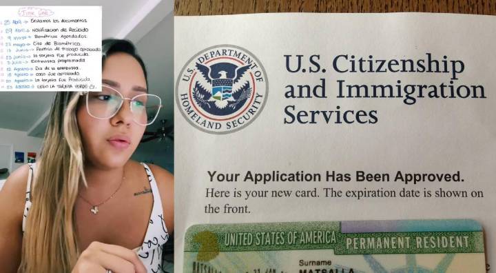 Inmigrante latina tiene BUENA NOTICIA sobre la Green Card: se la aprobaron en cuatro meses tras la entrevista con USCIS