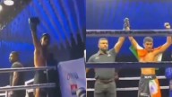 Video: Pakistani Fighter Abdul Waris Reportedly Shows Arrogance, Knocked Out in 5 Seconds By Indian Counterpart Chandan Harish In KFL