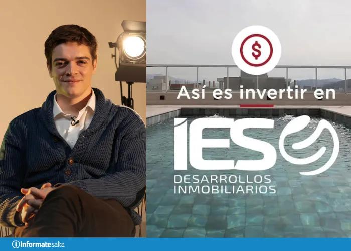 ¿Querés invertir con inteligencia y conocer más sobre Real Estate? Beltrán Briones llega a Salta de la mano de IES Desarrollos Inmobiliarios