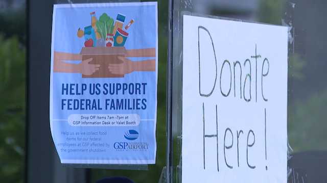 GSP hosts donation drive for federal workers as gov't shutdown continues