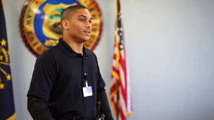 Perry Township high school graduate inspiring Indiana after police set him on right path
