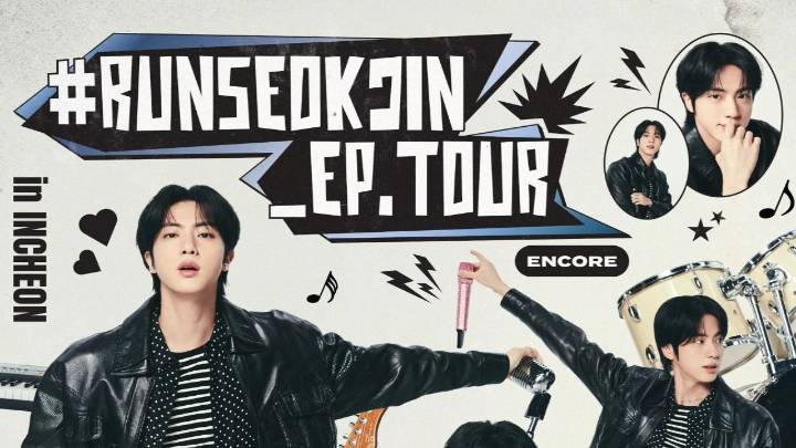 BTS’ Jin announces RUNSEOKJIN_EP.TOUR encore at Incheon, says venue was scouted just 3 ...