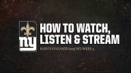 Giants vs. Saints: How to Watch, Listen, and Stream Games 10/5/2025